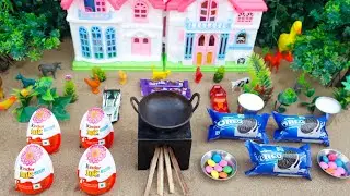 Miniature Kinder Joy & Oreo Chocolate Lava Cake | Easy Chocolate Lava Cake | Kinder Joy & Oreo