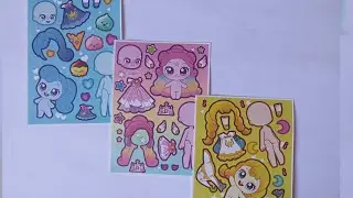 Relaxing Sticker Book ASMR 💖 | Satisfying Paper Sounds | No Talking#asmr #sticker #video #asmrvideo 