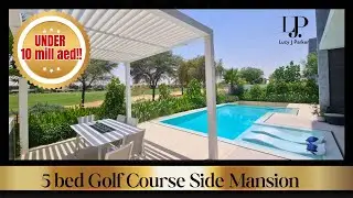 5 bed FULL Golf Course Mansion, Damac Hills 1, Trump Golf Course UNDER 10 mill aed
