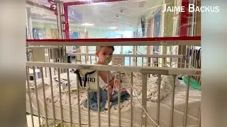 Toddler who suffered seizure at day care reunites with Manatee paramedic who saved his life