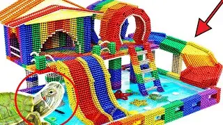 DIY-How To Build Mini Swimming Pool For Pet From Magnetic Balls 2021