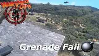 GRENADE FAIL | Airsoft war | Warped Ops