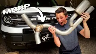 WORLDS FIRST STRAIGHT PIPED BRONCO SPORT (1.5 Liter: V3) MUFFLER MOD: Review!!!!!