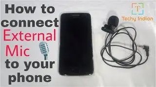 How to connect External Microphone to your smartphone