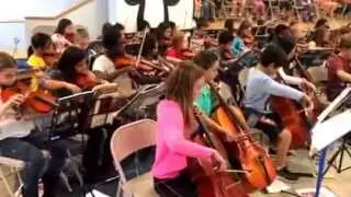 EBS 2015 Winter Concert Rehearsal 4th Grade Orchestra