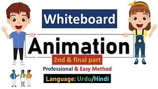 Whiteboard animation A to z. Most easy & professional method. Urdu/Hindi