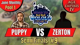 SEMI-FINALS |  Puppypaw vs Zerton | Aoe4 Road To RBWL | June Finals #9