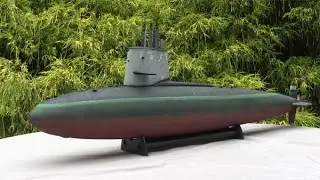 1/72nd scale Moebius USS Scorpion (SSN-589) fast attack submarine model