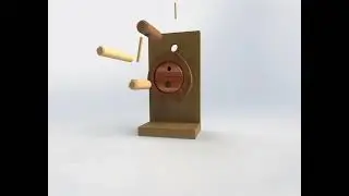 Wooden eccentric assembly