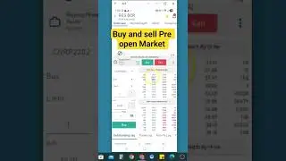 buy and sell in pre open Market psx #preopenmarket #buyandsell #psx