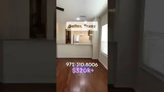 Dallas Texas Home under $400k!
