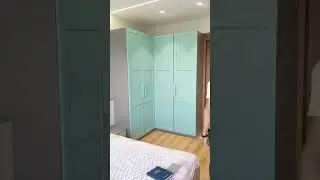 Corner wardrobe designs for small bedroom