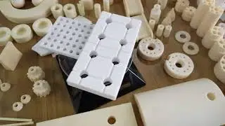 VHANDY 96% Alumina Ceramic Hole Plate Porous Oxide Ceramic Plate