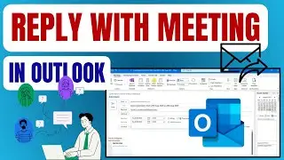 How To Reply With Meeting In Outlook #outlook #outlooktips #outlookbusiness