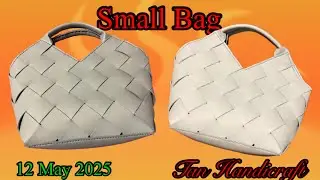 Tutorial ke 1711 - Diy kit Weaving Small Bag Leather craft