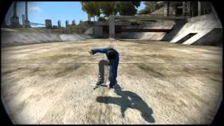 Skate 3: ian_west -1080 canal, plus some flat 1080 fails