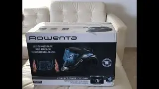 Компактный мощный пылесос циклонного типа ROWENTA RO3753EA мощностью 750 Вт. Распаковка и обзор 2...