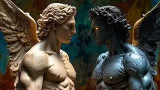 Two Times Angel Michael Faces Satan.