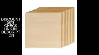 10 PCS Basswood Sheet 3mm Plywood Basswood Sheets Unfinished Thin Wood Sheets For Laser Cutting Engr