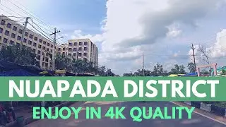 The Smallest District of Odisha Nuapada Road View in 4K || Nuapada Market || Odisha