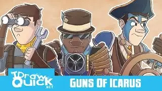 Guns of Icarus Online (IDrawQuick Speed Art)