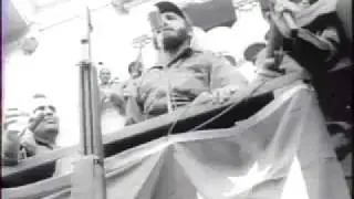 Rally for Fidel Castro after taking power in 1959