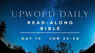 Day 10 | Job  24-28 | Where Wisdom is Found   | Read-Along & Commentary