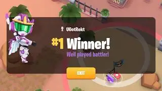 Battlelands Royale - Megan the Mech Gameplay - CLOSEST WIN EVER!!
