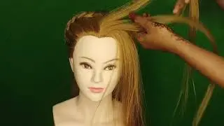 Simple Front Hairstyle in 5 Minutes | Quick Hair Hack