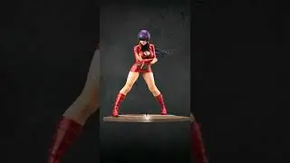 Shermie King of Figters figura Kotobukiya #shermiekotobukiya #thekingoffighthers #shermie #animaci&oacute;n
