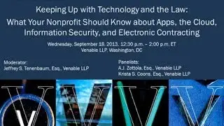 Keeping Up with Technology and the Law - September 18, 2013