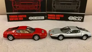 New from Tomica Limited Vintage Neo with Ferrari 512BBi and 512BB