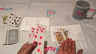 Red or black playing cards Amazing kitty games/ ladies games for party/kitty party one minute game
