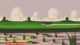 Beautiful Countryside Concept Art | Digital Painting Showcase