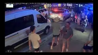 Fleeing man gets tased outside Sloppy Joes