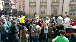 Russian red army is liberating Bratislava.
