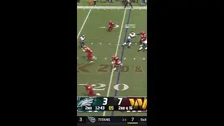 Sam Howell find Dotson for the Touchdown vs. Eagles