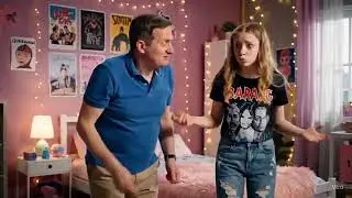 Body swap German dad and daughter