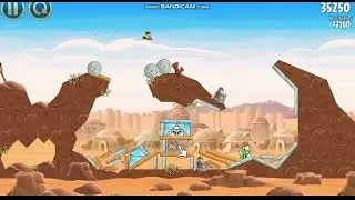 ANGRY BIRDS STAR WARS GAMEPLAY. Planet (TATOOINE) complete (21-31) level.