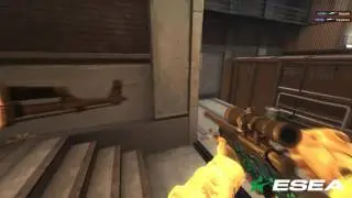 CEVO-P Match: Tempo Storm HEN1 vs Virtus Pro - Monster AWP, Quad Frag Round on de_train
