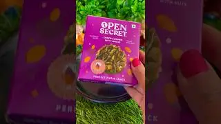 Open Secret Choco Almond Nutty Cookies 🍪😍 Review #shorts #opensecret #viral #asmr #shortvideo