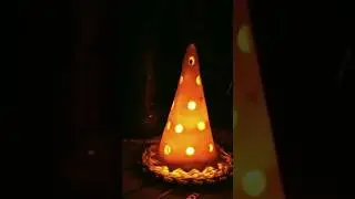 Diy lamp for christmas decoration #christmasdecor #lamp #clayart  #homedecor #diy #shorts #ytshorts