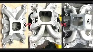 Vintage 351C 4V Intake Comparisons.