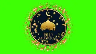 Green screen happy eid