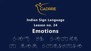 Learn Indian Sign Language | Lesson 24 | Emotions