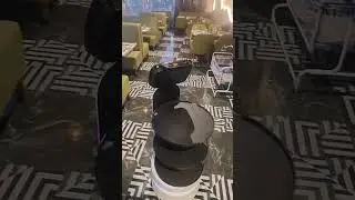 Kevin at Pune restaurant 💐#robowale #robotics #robot #servingrobot #kevin