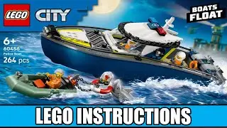 LEGO Instructions - City - 60456 - Police Boat - Police