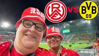 Kämpfende Essener unterliegen dem BVB Rot Weiss Essen VS Borussia Dortmund DFB Pokal