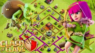 Dragon +Archer Queen And Goblin Giant Attack Strategy it Townhall 10 Full Destroyed #clashofclans 