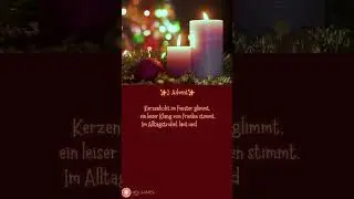 2. Advent - Herz&ouml;ffner - Gedicht 🕯️🕯️